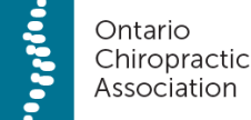 Ontario Chiropractic Association logo